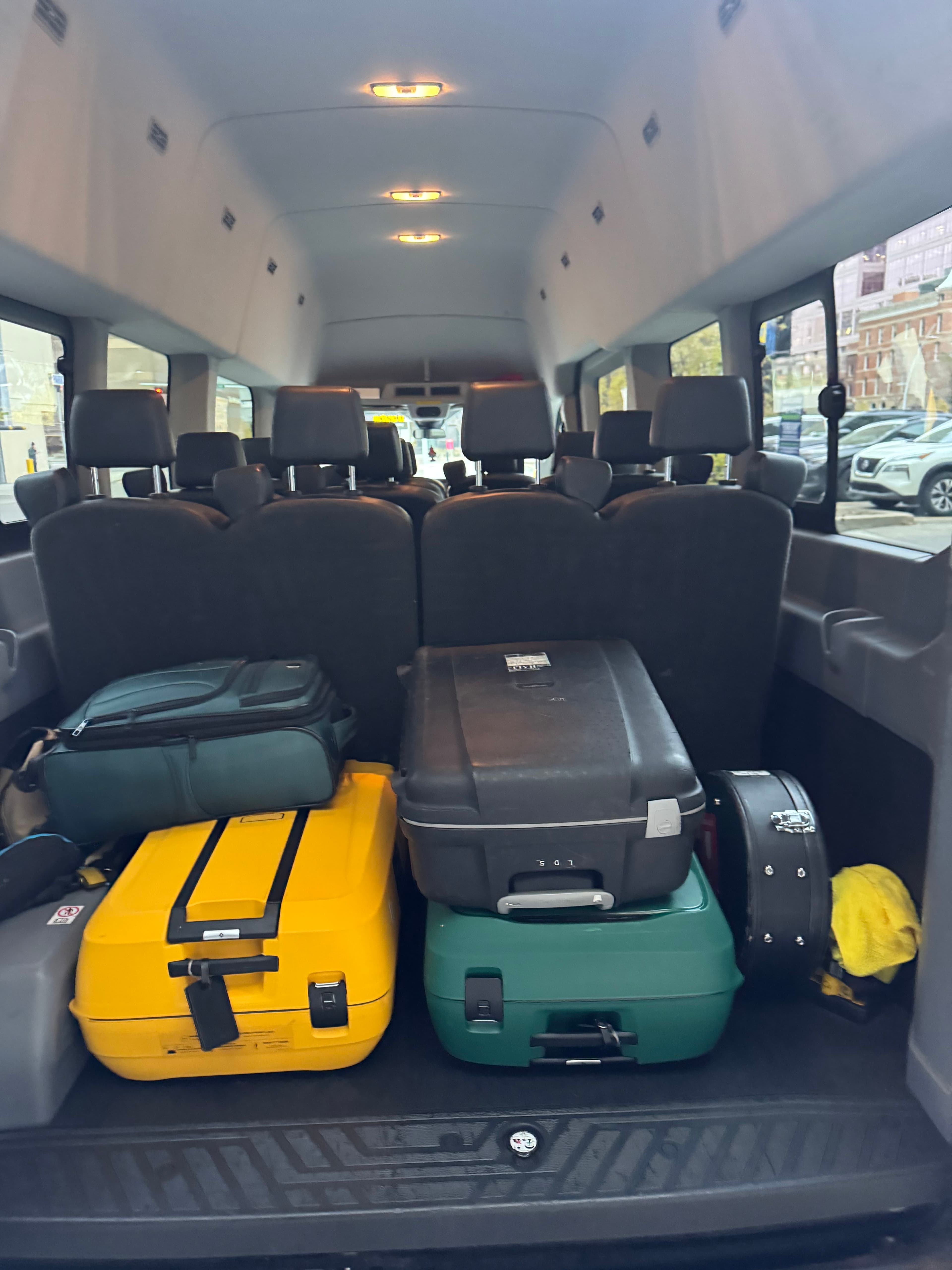 Ford Transit Interior & Luggage