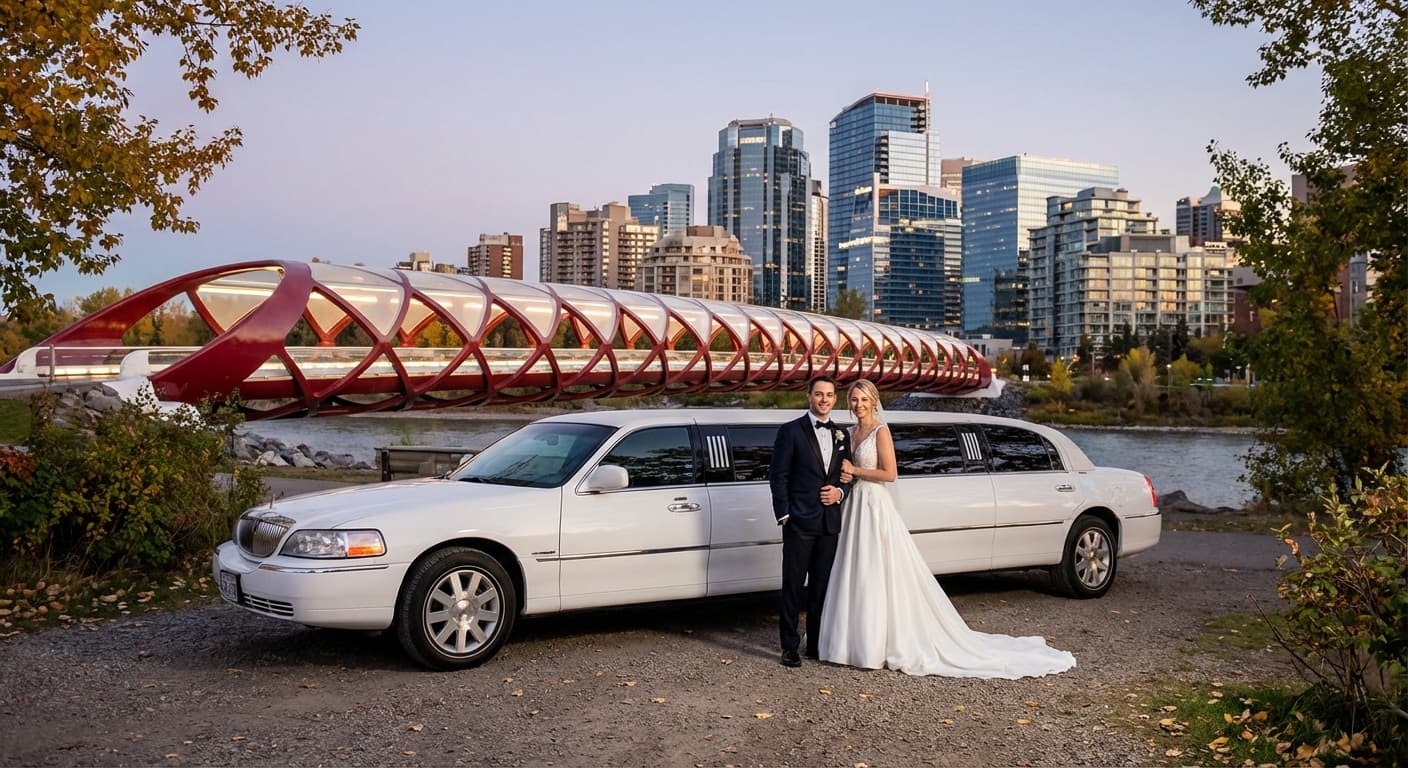Best Wedding Photo Locations in Calgary for Your Limo Shots 2025