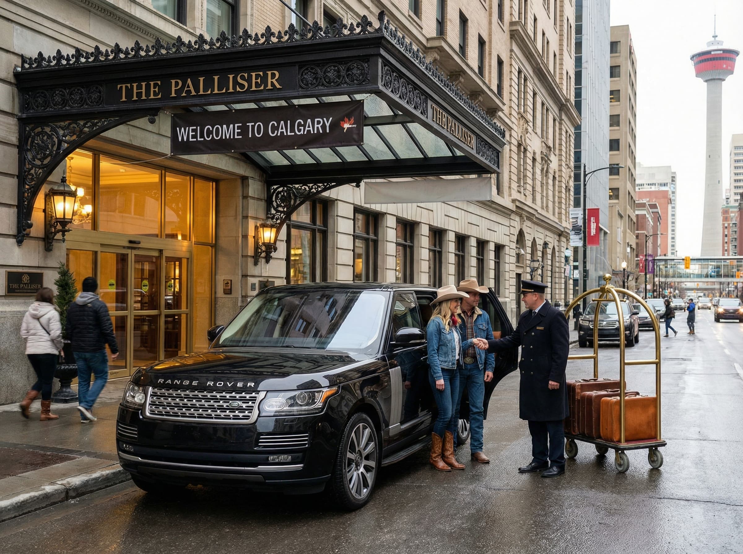 A Calgary hotel pickup during the Stampede
